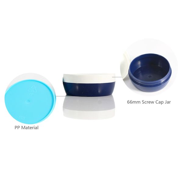 Flat Hair Wax 30ml 40ml Plastic Cream Bottle With Hot Stamping Logo