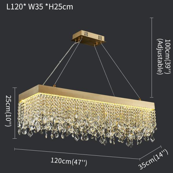 Modern oval crystal chandelier Crystal Light Kitchen Fixture Led Modern Home Decor Staircase Lighting(WH-CY-168)