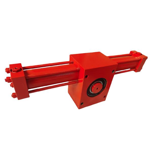 Cilindro hidráulico telescópico personalizado, vástago de 70 mm, carrera de 700 mm