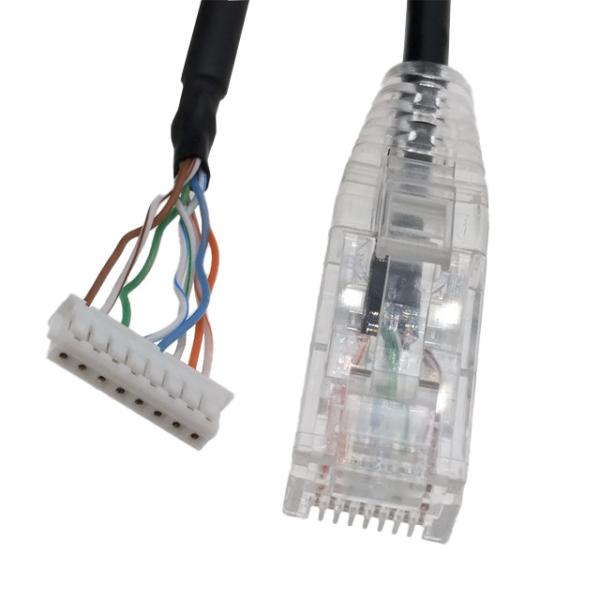 Slim Pat RJ45 OD3.6MM Network Round Ethernet Cable 6 Pin