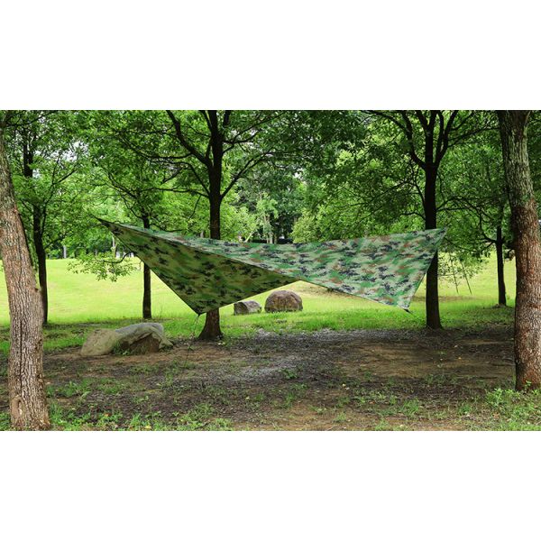Multifunctional Beach Shade Cloth , Waterproof Sunproof Hammock Rain Fly
