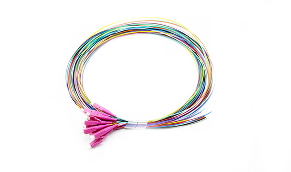 LC Fiber Optic Cable Pigtail With 0.9mm 12 Colors Mini Breakout Cable