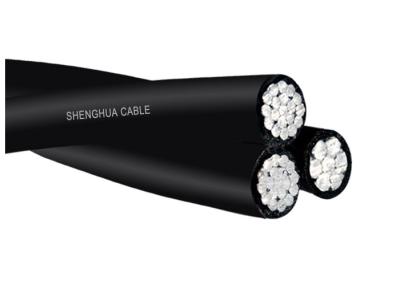 A antena elétrica de ABC empacotou o núcleo dos cabos três para a electrificação inferior da terra/vilas