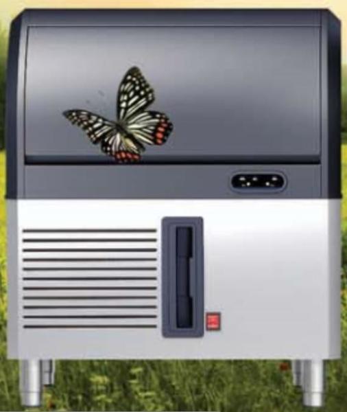 90kg/90D Factory Low Powe Low Noise Automatic Ice Maker Machine With High Efficiency Vertical Ice Tray