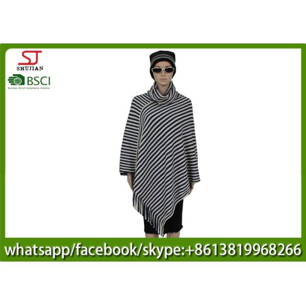 390g 100*90cm 100%Acrylic knitting jacquard tassel snood linking clothes waistcoat best price factory  keep warm