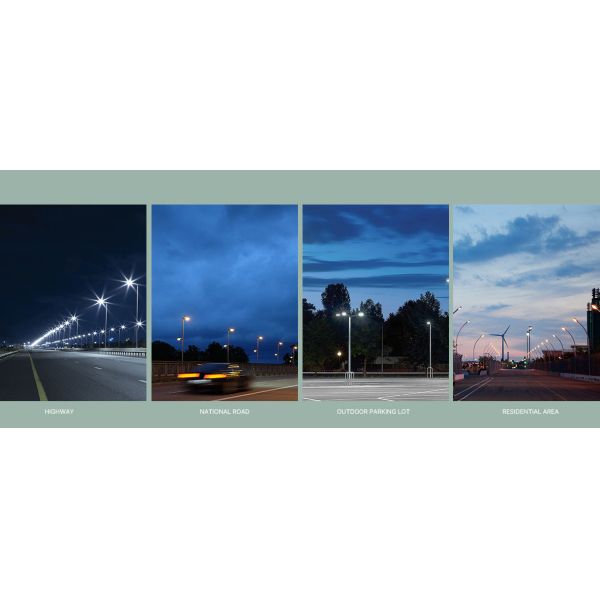 Luz de la calle de LED para el montaje en pared / poste