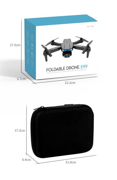 Drone de fotografia aérea profissional com conexão WiFi / controle APP