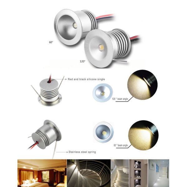 1 Watt mini LED Spotlights For Kitchen, Washroom , Bathroom