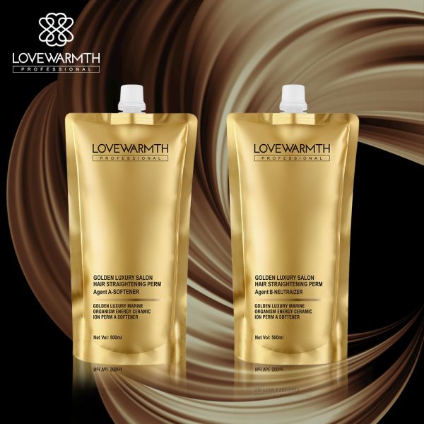 1000ml Permanent Straightening Cream Hair Rebonding Aluminum Pouch