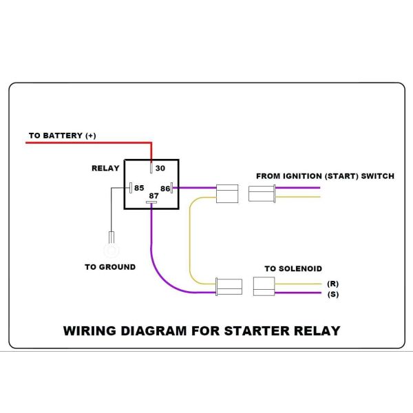 12v 200a High Current Generic Automotive Relay Starter Supply