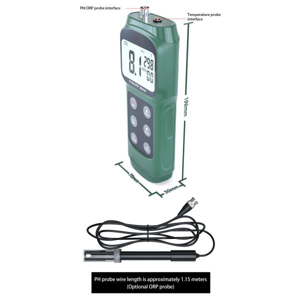 Online Portable Water Quality Analyzer PH ORP Tester ODM