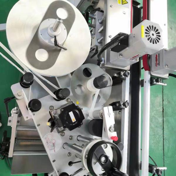 Npack High Speed Stainless Steel 304/316 Plane Roller Labeling Machine For Upper And Lower Planes