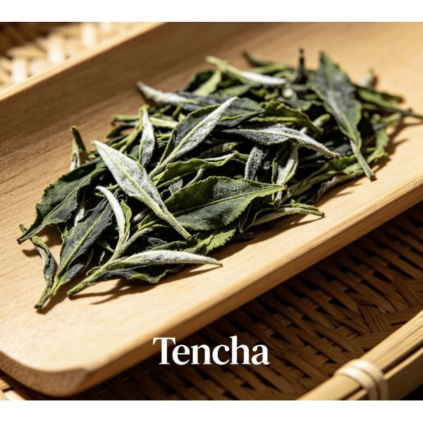 Low-Bitterness Steamed Tencha Green Tea Leaves Premium Raw Material for Fine Smooth Silky Matcha Powder Stone Grinding