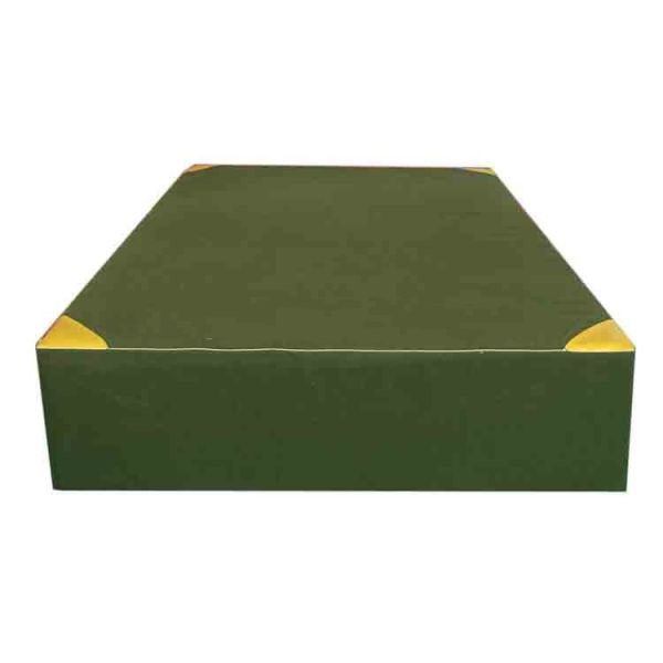 Waterproof Outdoor Gymnastics Mat , Children Large Gym Mat Green PVC Material