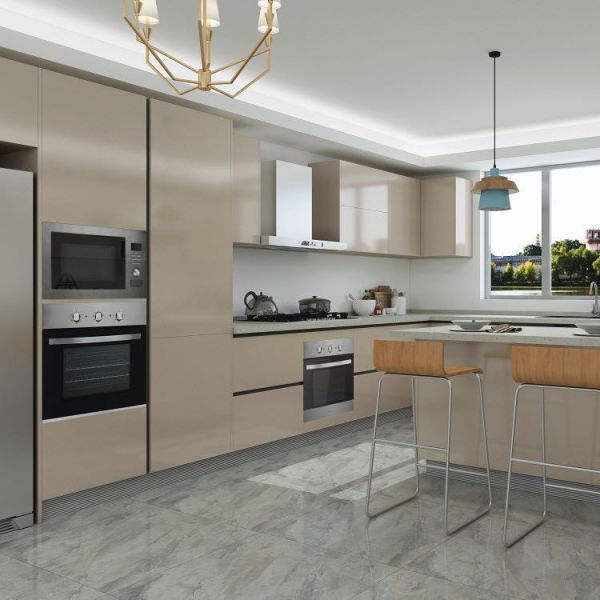 Alder Wood Pantry Modern Kitchen Cabinet Plywood Carcasses