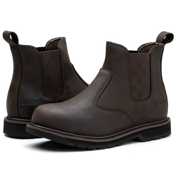 Classic Round Toe Waterproof Woodland Chelsea Fashionable Work Footwear