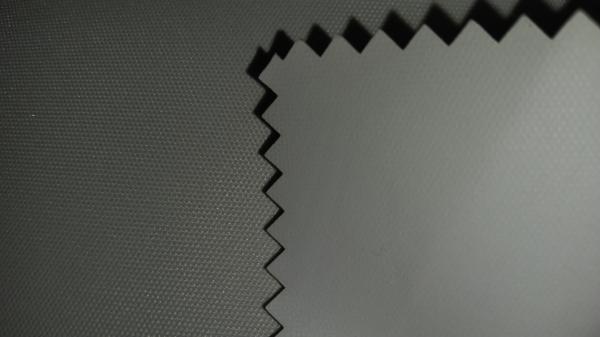 Beige 100% Polyester Foam Coated Roller Window Blinds For Offices