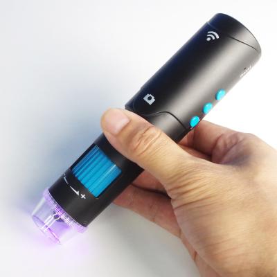 Place ultra-violette de cheveux de peau de microscope de caméra de peau de Digital de lumière de pourpre pour le téléphone d'Android