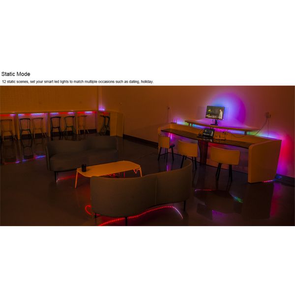 32.8ft(10M) 12 Wi-Fi DreamColor Music LED Strip Lights