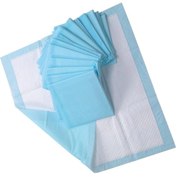 Custom size waterproof hospital underpad patient nonwoven pad in blue, ISO CE FDA approved