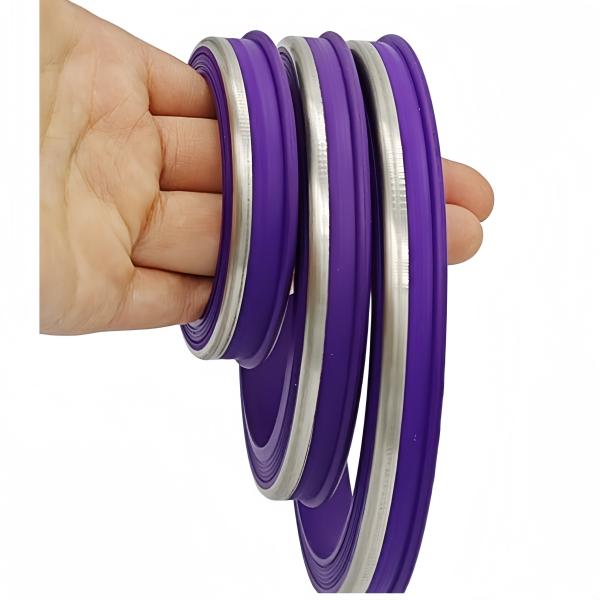 Purple Oil&Heat&Chemical resistant NBR HNBR FKM PTFE Hammer Union Seal With Stainless Back Up
