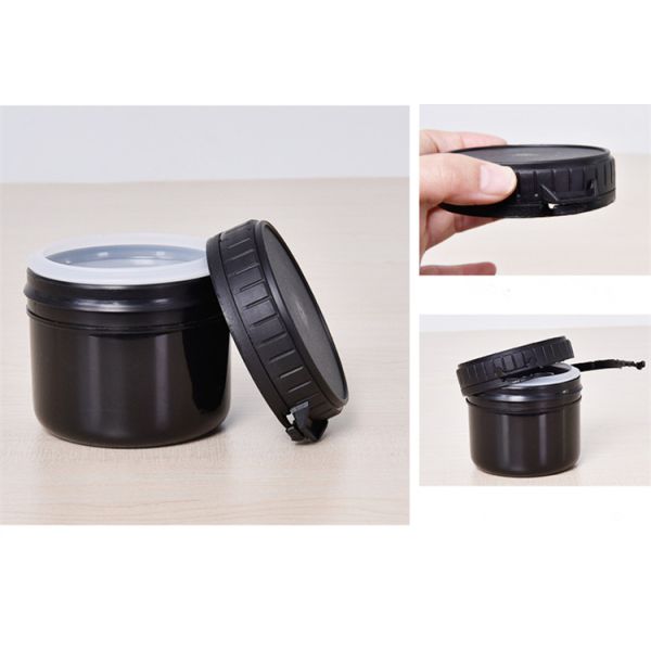 300ml 10oz HDPE Plastic Jar for Household Cooking Sauce Powder Storage Screw and Pop Cap