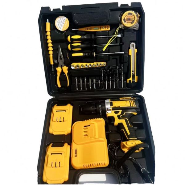 Brushless Cordless Drill & Impact Driver Combo Kit - 2-Speed Compact Power Tool Set