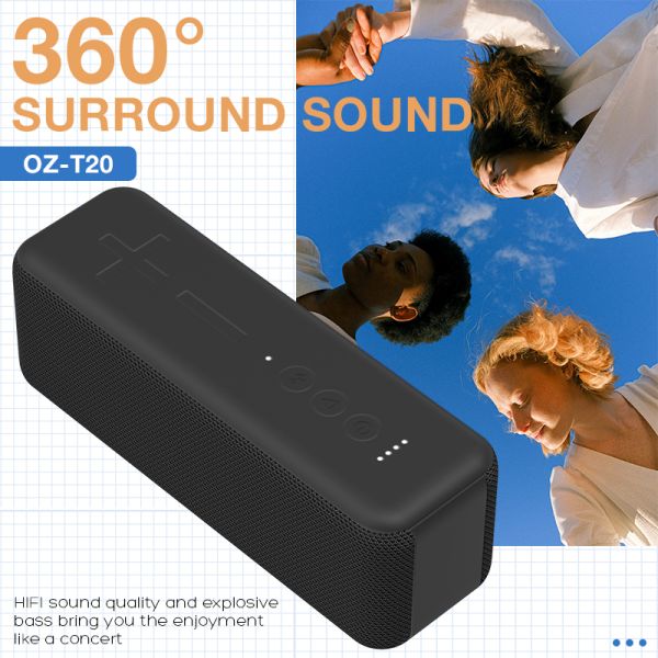 диктор tws изготовленного на заказ сабвуфера диктора bluetooth 20w водоустойчивый басовый беспроводной