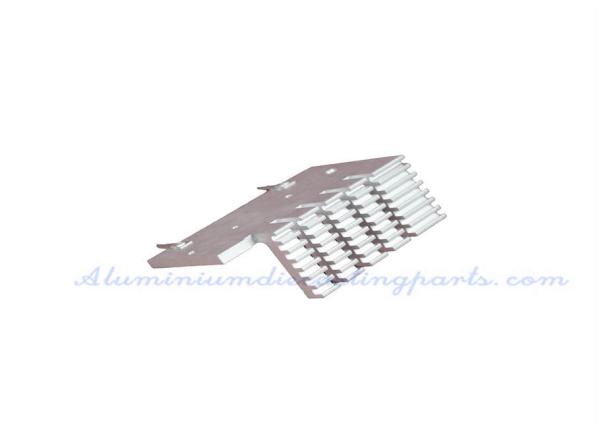 Silver Anodize Extruded Aluminum Heat Sink For UPS