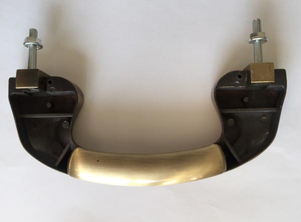 20*7.5 cm size Italian European Style Metal Coffin Handles H039 In Zamak funeral accessory hardware color Old Bronze
