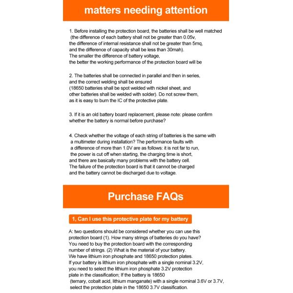 2S Lithium Battery BMS Lifepo4 PCB PCBA Assembly PCBA Printed Circuit Board For Electrical Tools