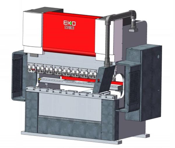 8 pieds de petite capacité de machine à cintrer de frein de presse de commande numérique par ordinateur 80 tonnes