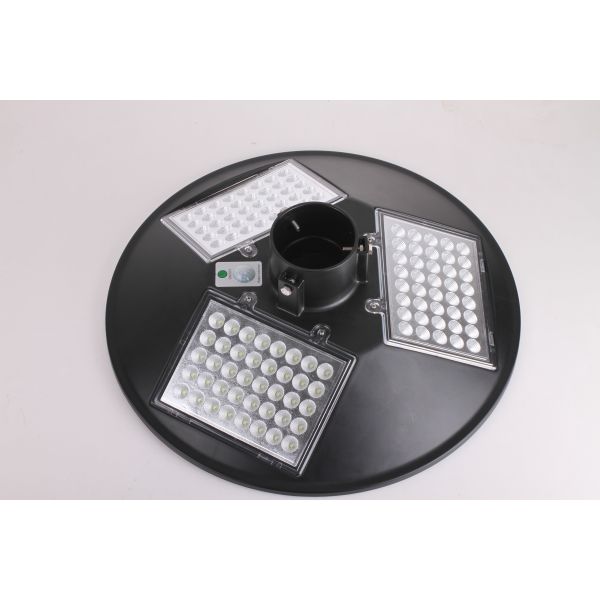 Waterproof UFO Round LED Solar Street Light 180 degree Beam angle