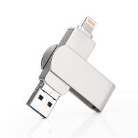 Disques flash USB OTG en argent Transfert de données rapide et facile avec fonction plug and play
