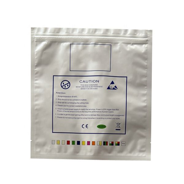Barrière d'humidité ESD Sac en plastique en papier d'aluminium pour la solution de stockage des appareils électroniques