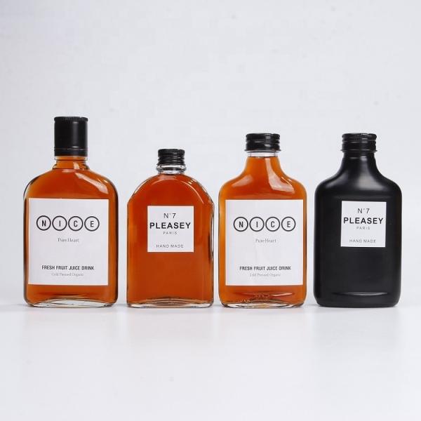 Food Grade Classic Cold Brew Coffee Glass Bottles With Colour Spray