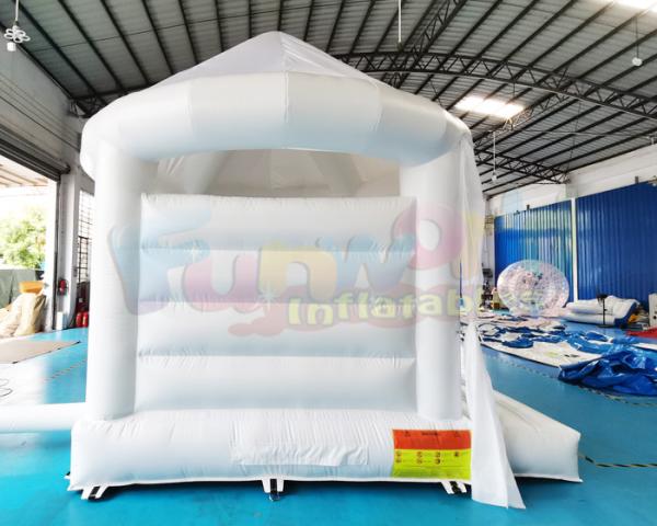Castelo Bouncy branco inflável comercial do OEM para o jardim de infância