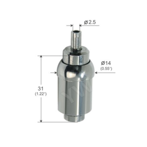 Nickel Finishing Lock Cable Grippers , Brass Material Cable Lock