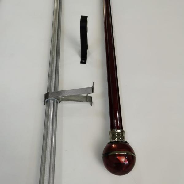 ISO9001 28mm Window Decorative Industrial Pipe Drapery Rod