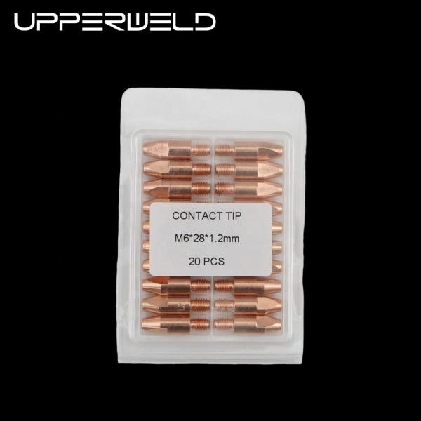 Upper Contact Tip M6 28 1.2MM Gas Power Copper Mig Welding Torch Accessories