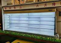 Frigorífico de bebidas para supermercado com frigorífico aberto de vários andares e com temperatura única