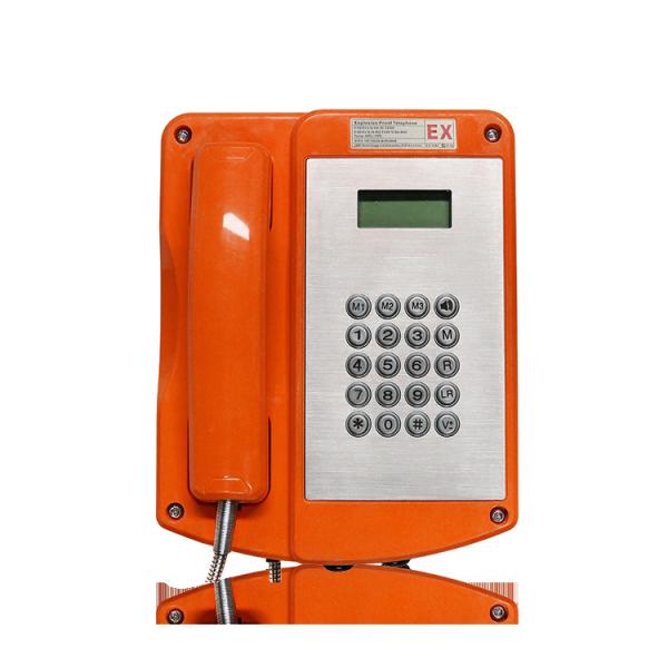 Telefone à prova de explosões de ATEX Resisttel IECEX VoIP fixado na parede