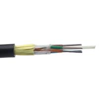 Cabo de fibra ótica exterior do núcleo ADSS do único modo 24