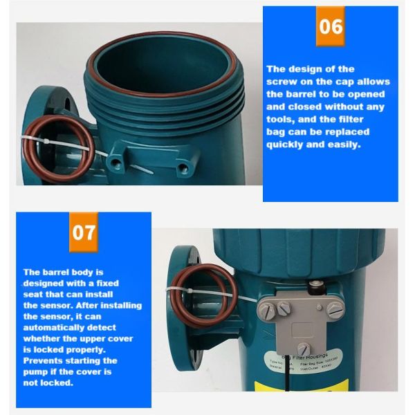 Фильтр из пакетов из 60 кг для обработки серной и соляной кислот