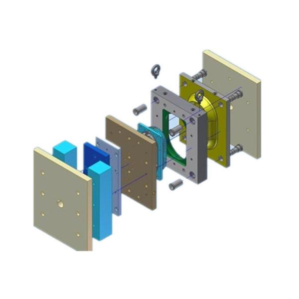 Prototype Plastic Molding Manufacturing 4 Cavities Hot Runner Injection Mold