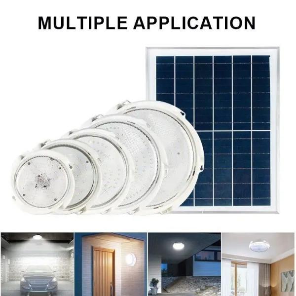 Opções personalizáveis Luz solar LED Batten teto para túneis Ponte de pé área de churrasco