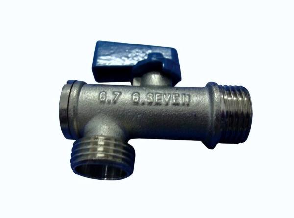 Bathroom Three Way Plumbing Valves , Globe Angle Valve Fro Oil