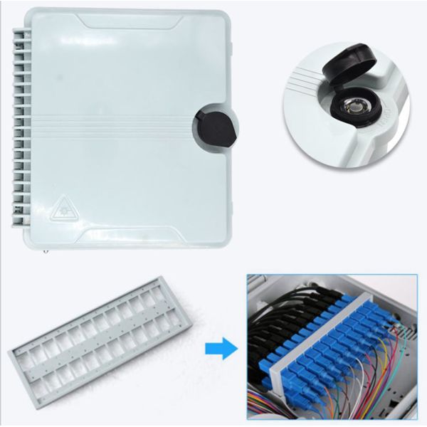 16F 12F 8F FTTH Fiber Distribution Box FDB Equipment For 13mm Cable