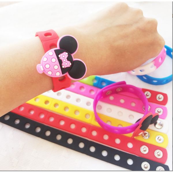 Hot Seller Kids Silicone Rubber Bracelet Charms for Education Target End User 21cm