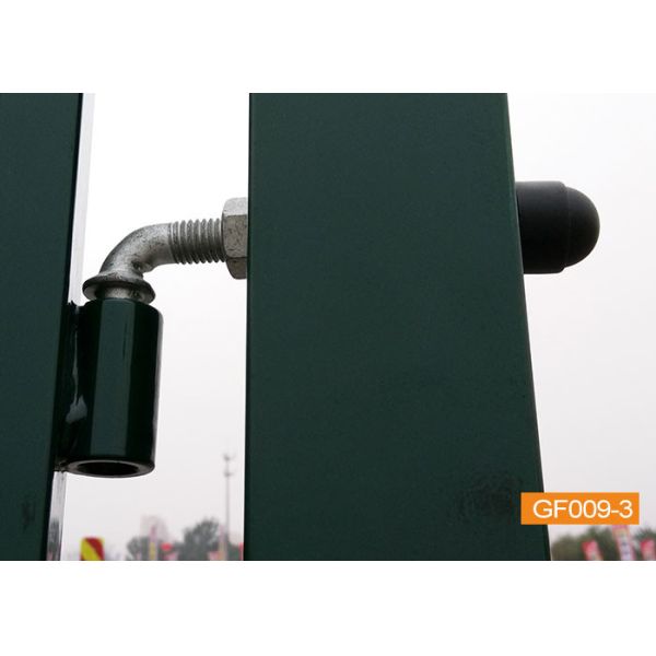 Pvc 40x40mm зеленый покрыл чугунные бортовые ворота